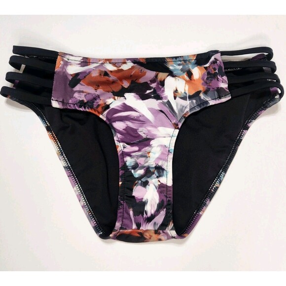 Venus Bikini Bottom Swimsuit Size 4 Abstract Paint Style Bathing Suit Resort - Picture 1 of 7